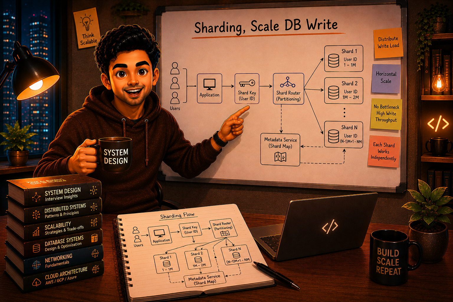 Sharding - Data স্প্লিট করে Write Scale করা