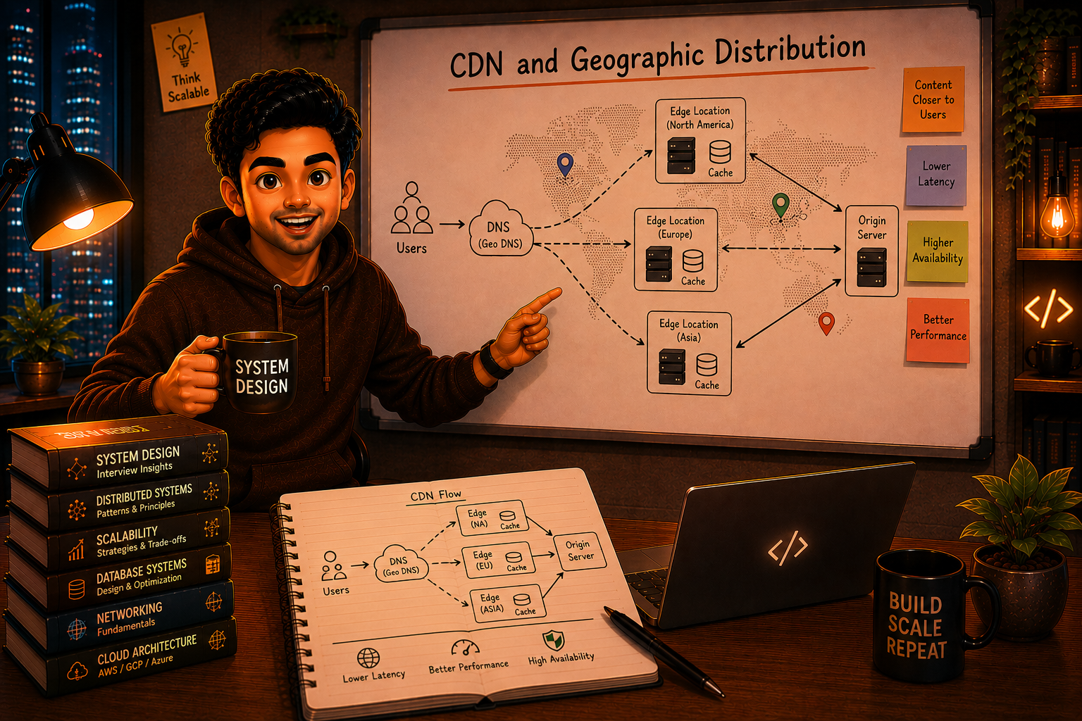 CDN ও Geographic Distribution - দূরত্বের Latency কমানো